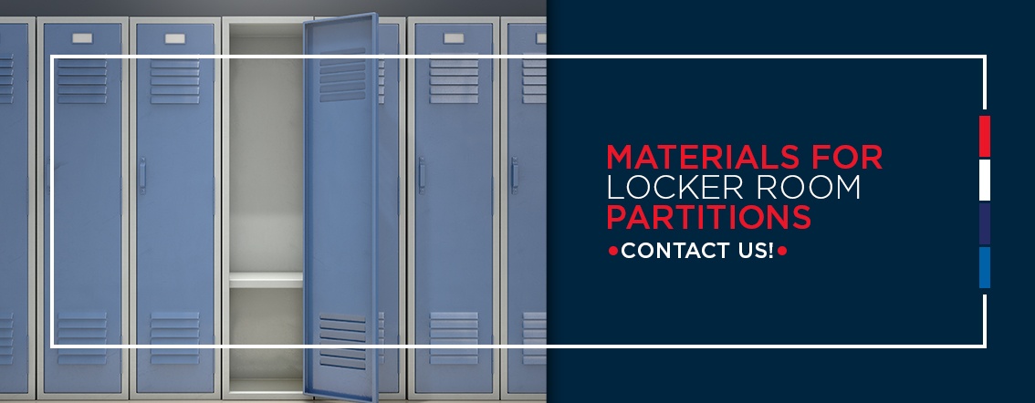 Materials for locker room partitions