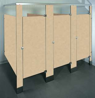 Tungsten EV Phenolic Bathroom Stalls