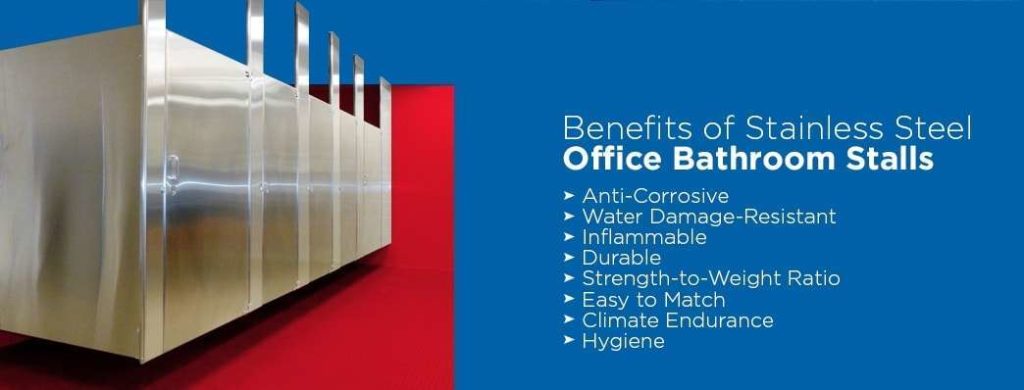 Benefits of stainless steel office bathroom stalls
