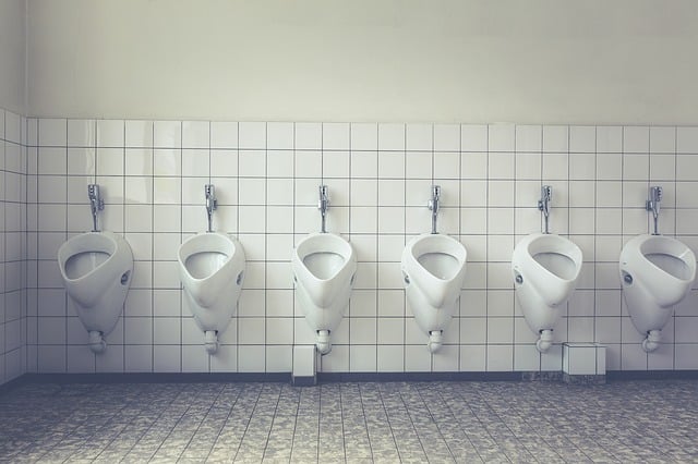 urinals without dividers