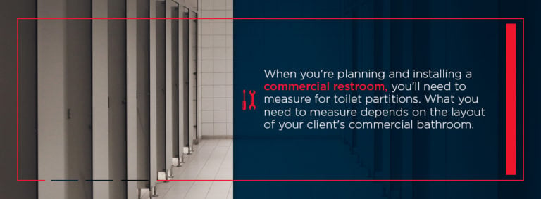 Measuring For Toilet Partitions | One Point Partitions