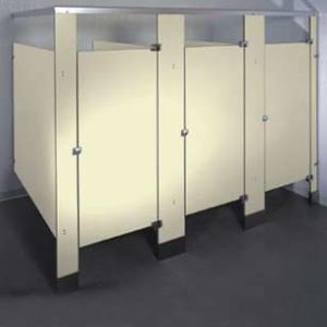 Almond Phenolic Bathroom Stalls