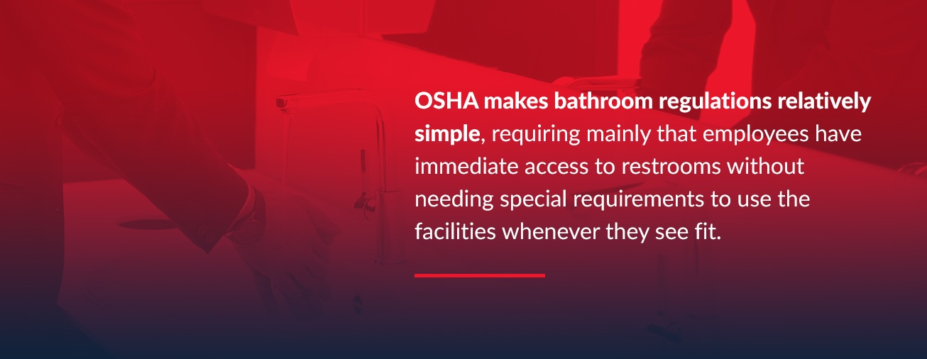 osha bathroom requirements