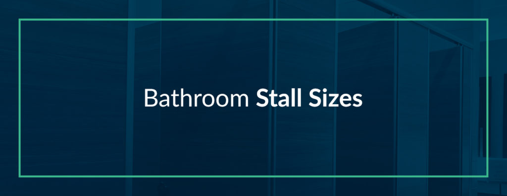 bathroom stall sizes
