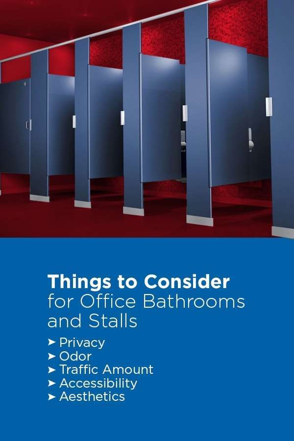 Things to consider for office bathrooms and stalls