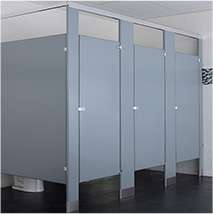 Duratex toilet partitions set of 3 stalls