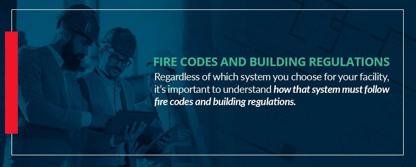 follow fire codes and building regulations