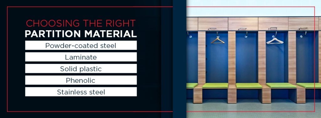 Choosing the Right Locker Room Partition Material