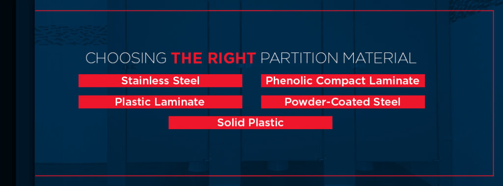 Choosing the Right Restroom Partition Material