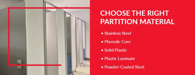 Choose the Right Restroom Partition Material