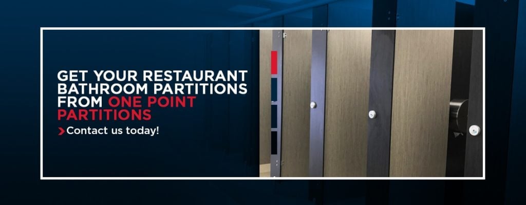 Restaurant Bathroom Partitions From One Point Partitions