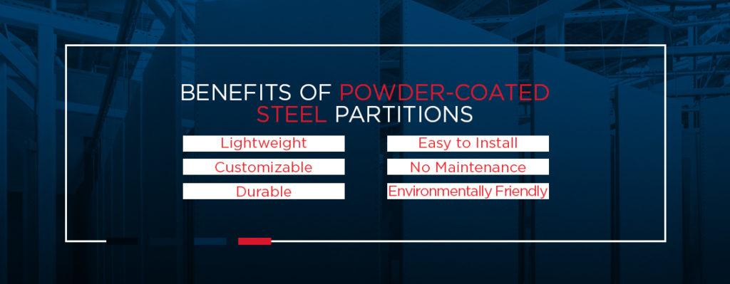 Benefits of Powder-Coated Steel Partitions