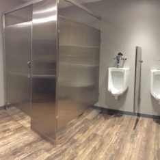 Thumbnail of http://Stainless%20steel%20bathroom%20stall%20and%20urinal%20partitions