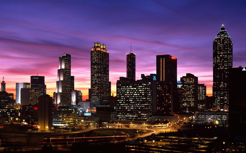 Beautiful Atlanta skyline photo