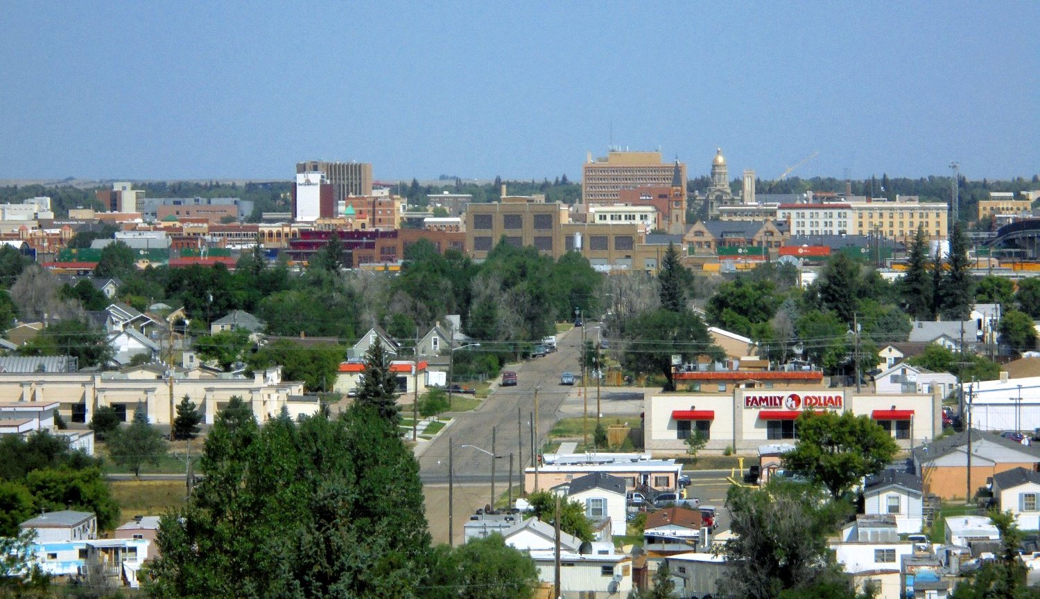 Cheyenne Wyoming downtown city