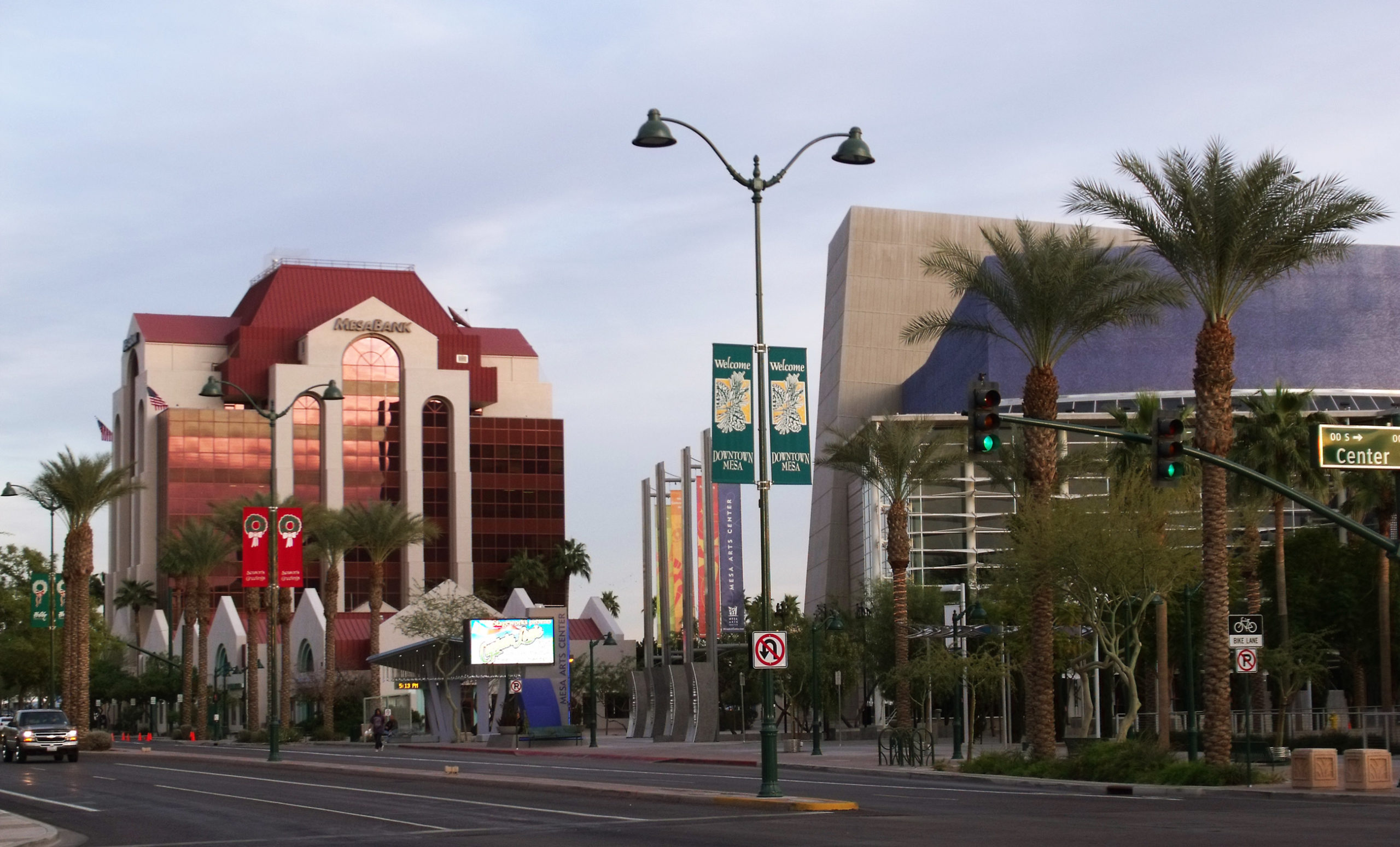 Mesa Arizona downtown city skyline