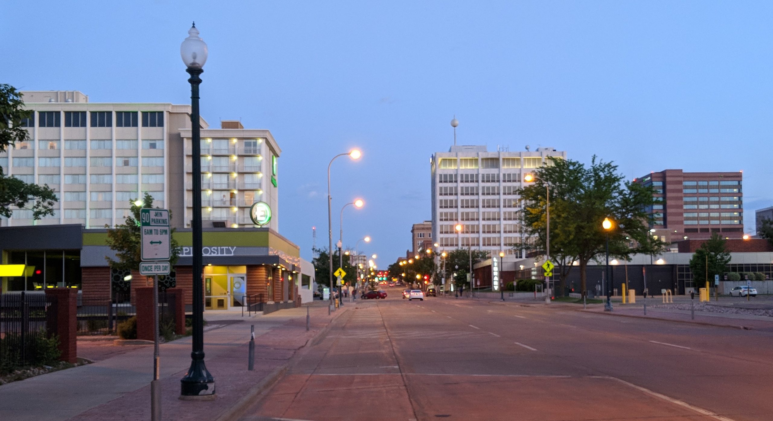 Sioux Falls North Dakota downtown city skyline