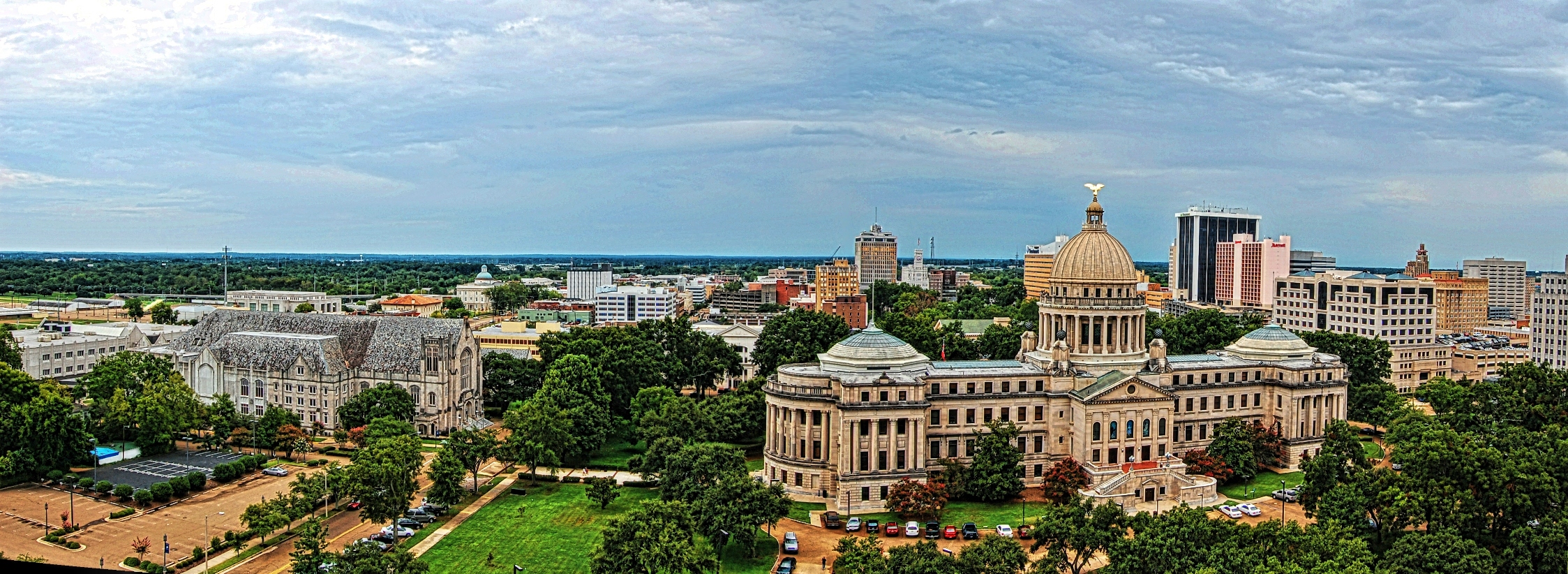 Jackson Mississippi City Skyline