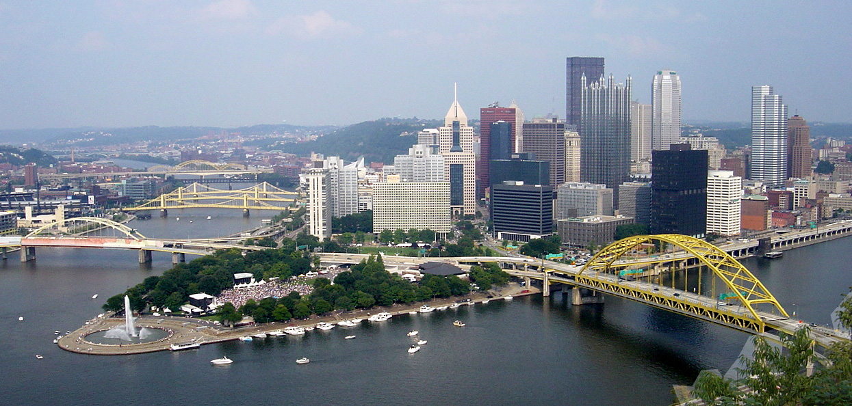 Pittsburgh City Skyline from Mount Washington