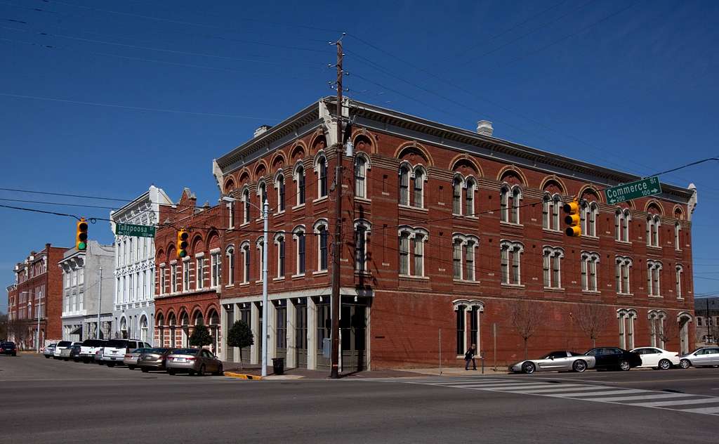 Historic buildings in downtown Montgomery Alabama
