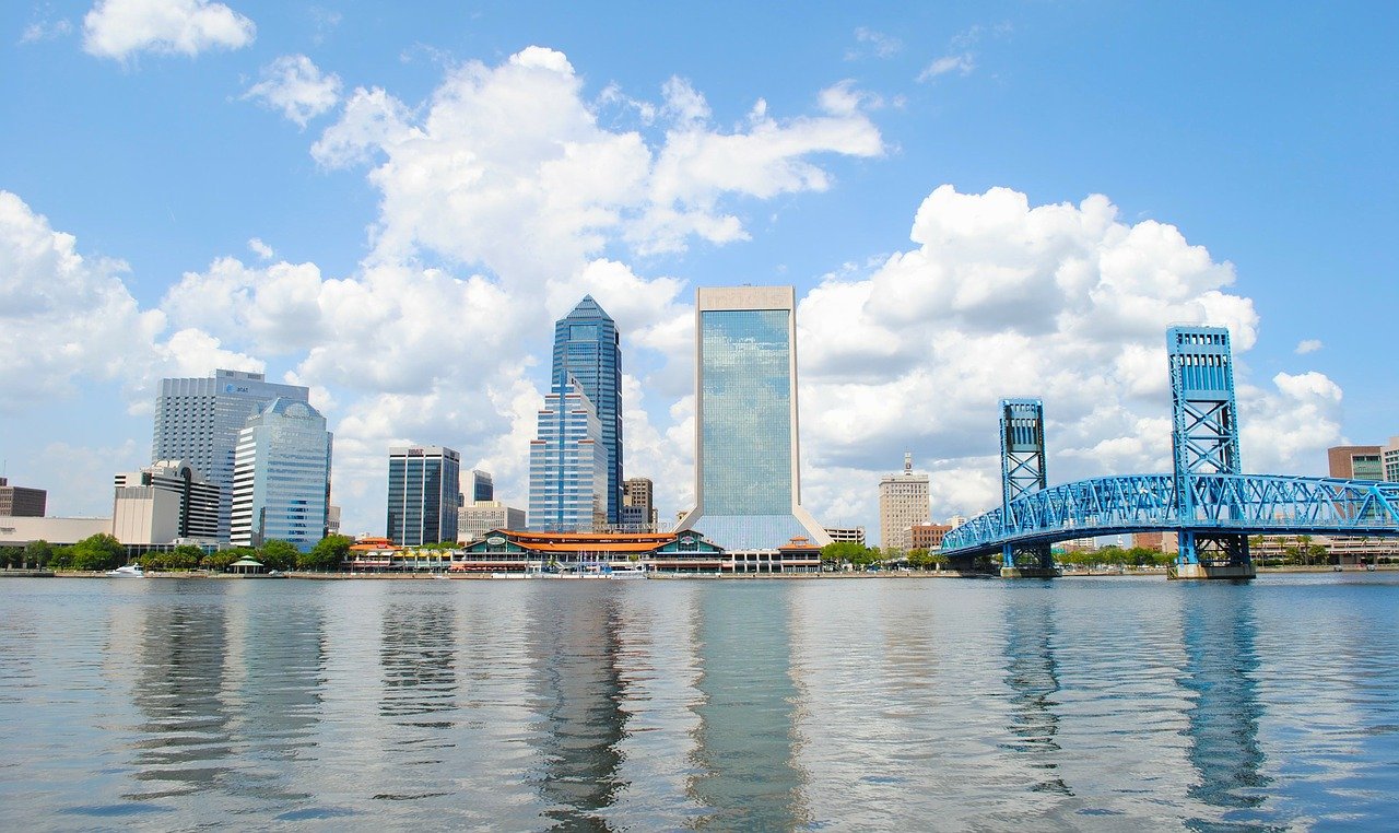 Jacksonville Florida City Skyline