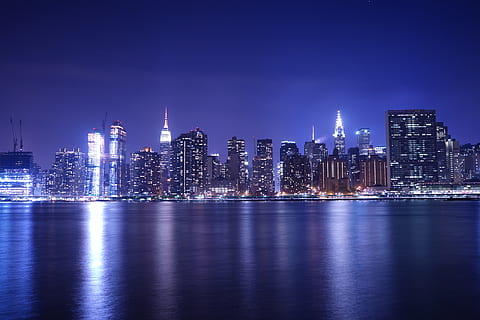 Long Island City Skyline at night
