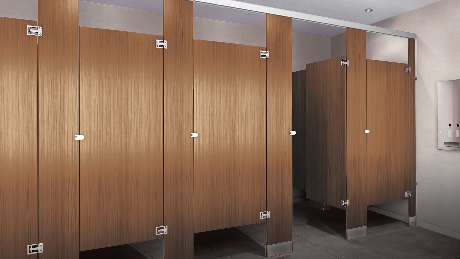 Typical Bathroom Partition Dimensions - One Point Partitions